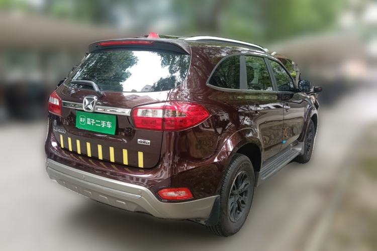 Used JMC Yusheng S350 2016 2.0T Automatic 4x4 Gasoline Luxury Version with Sunroof 7 Seats Rear Right 45 Deg