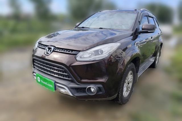 Used JMC Yusheng S350 2017 2.0T Automatic 2WD Diesel Luxury Version with Sunroof 7 Seats
