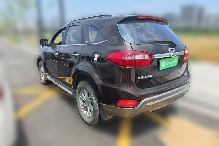 Used JMC Yusheng S350 2017 2.0T Automatic 2WD Diesel Luxury Version with Sunroof 5 Seats Rear Left 45 Deg