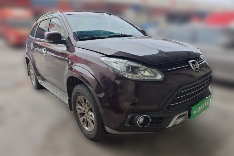 Used JMC Yusheng S350 2017 2.0T Automatic 2WD Diesel Luxury Version with Sunroof 7 Seats Front Right 45 Deg
