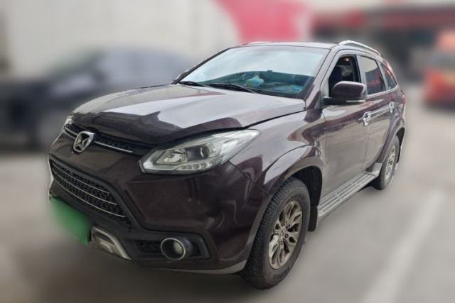 Used JMC Yusheng S350 2017 2.0T Automatic 2WD Diesel Luxury Version with Sunroof 7 Seats