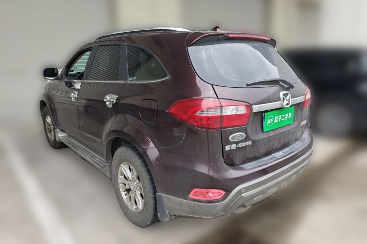 Used JMC Yusheng S350 2017 2.0T Automatic 2WD Diesel Luxury Version with Sunroof 7 Seats Rear Left 45 Deg