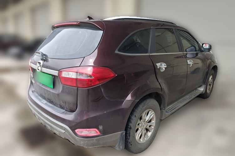 Used JMC Yusheng S350 2017 2.0T Automatic 2WD Diesel Luxury Version with Sunroof 7 Seats Rear Right 45 Deg