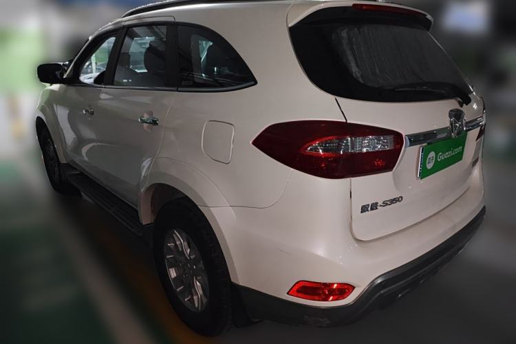 Used JMC Yusheng S350 2017 2.0T Automatic 2WD Diesel Luxury Version with Sunroof 5 Seats Rear Left 45 Deg