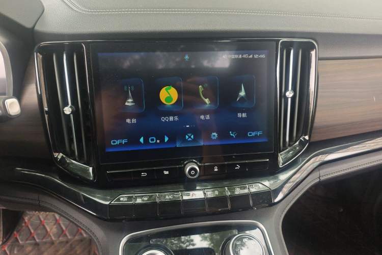 Used JMC Yusheng S350 2020 2.0T Automatic All-Wheel Drive Gasoline Comfort Edition Audio And AC Panel