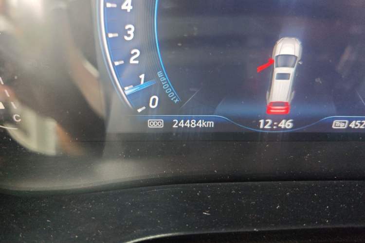 Used JMC Yusheng S350 2020 2.0T Automatic All-Wheel Drive Gasoline Comfort Edition Odometer Close Up