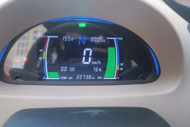 Used JMEV E160 2017 E160 Comfort Model Odometer Close Up