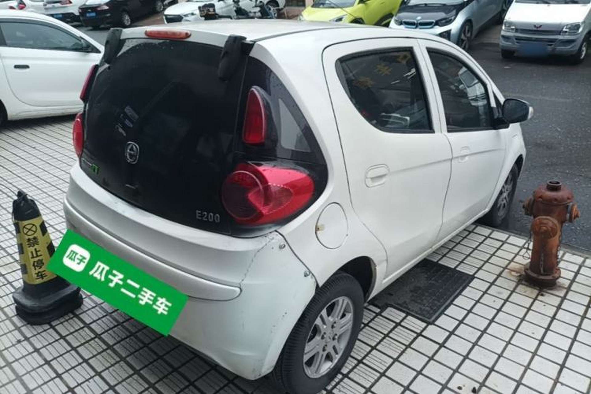 Used JMEV E200L 2018 E200L Standard Model (250 km) Rear Right 45 Deg