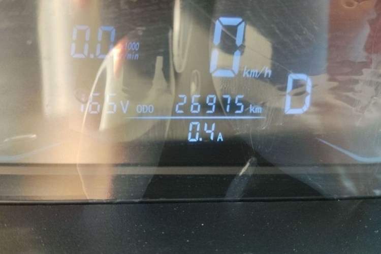 Used JMEV E200N 2018 E200N Fashion Edition (250 KM) Odometer Close Up