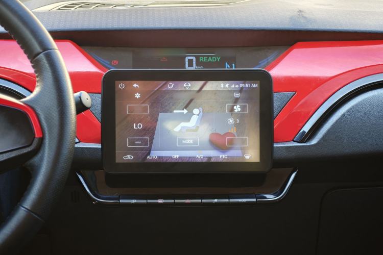 Used JMEV Ezi EV3 2019 Cool Run Edition Audio And AC Panel