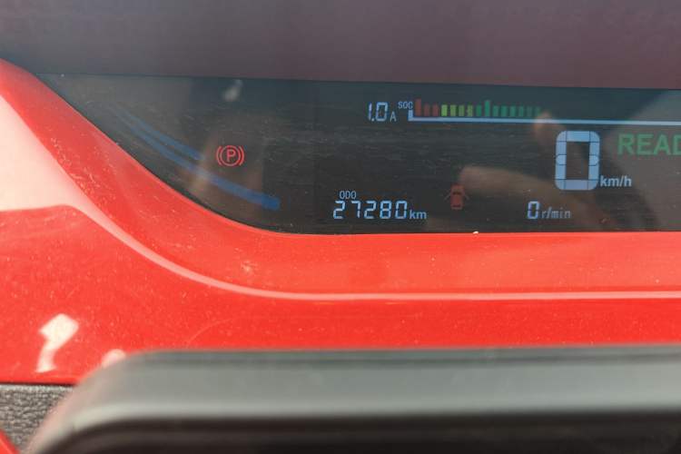 Used JMEV Ezi EV3 2019 Cool Run Edition Odometer Close Up