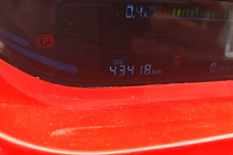 Used JMEV Ezi EV3 2019 Leading Edition Odometer Close Up