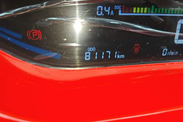Used JMEV Ezi EV3 2019 Leading Edition Odometer Close Up