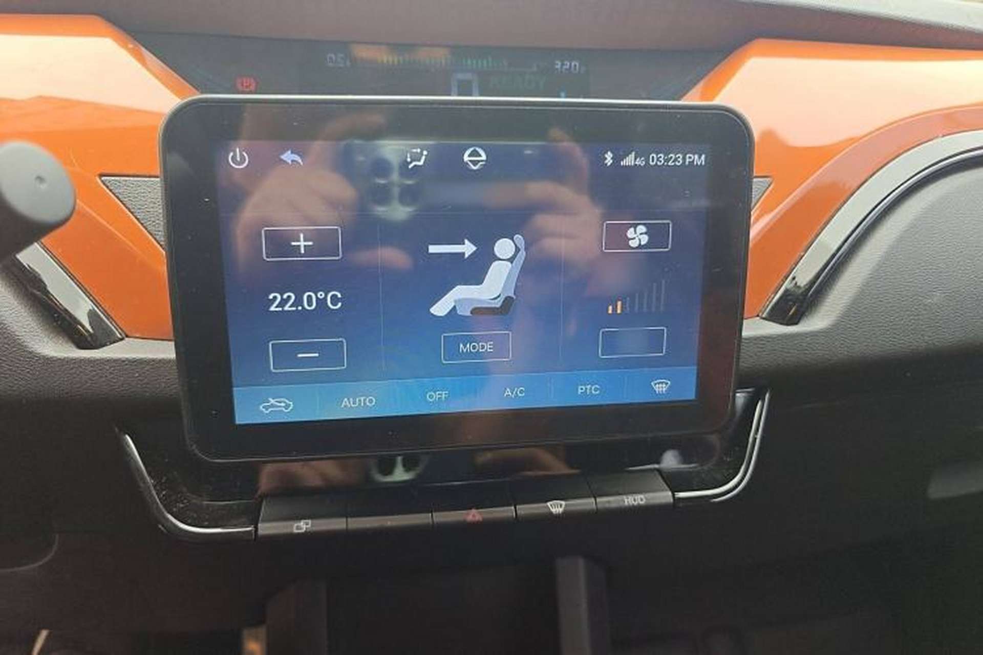 Used JMEV Ezi EV3 2019 Cool Run Edition Audio And AC Panel