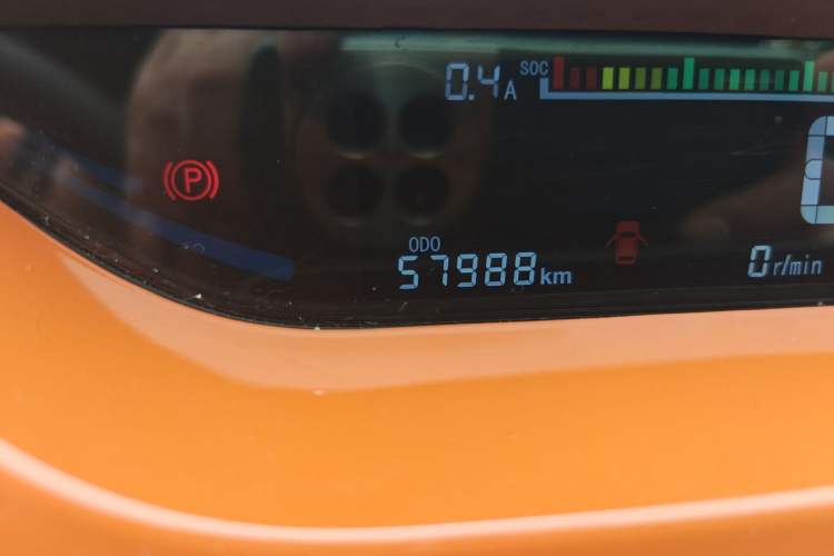 Used JMEV Ezi EV3 2019 Cool Run Edition Odometer Close Up