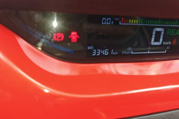Used JMEV Ezi EV3 2021 Xiaolaidi Yuerun Model Odometer Close Up