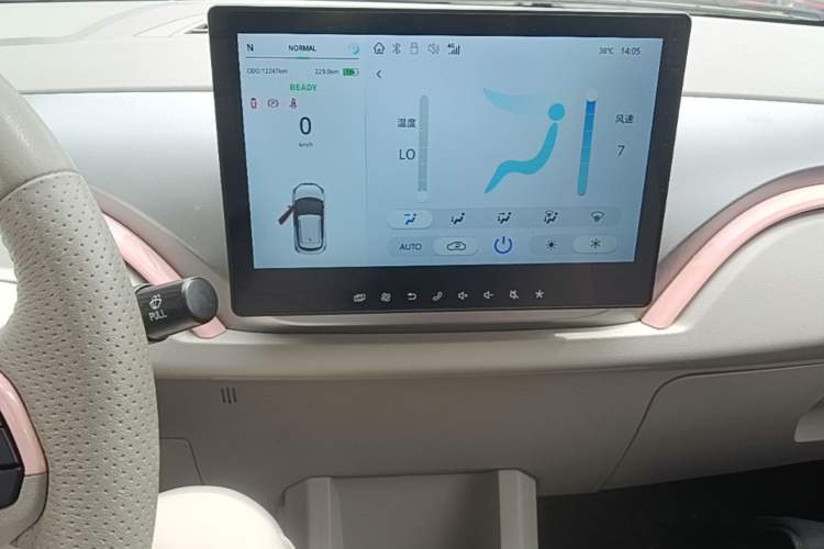 Used JMEV Ezi EV3 2023 Youth Edition 320KM Luxury Model Audio And AC Panel