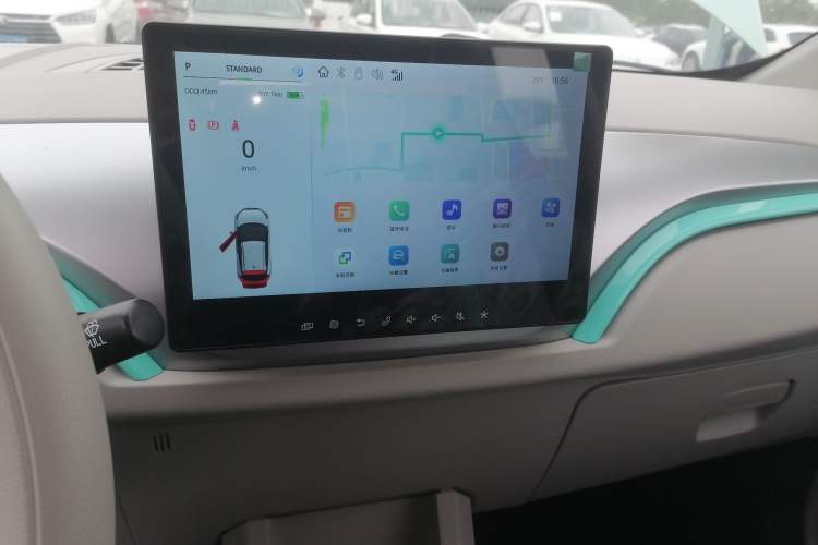 Used JMEV Ezi EV3 2025 Plus 330KM Comfort Version Audio And AC Panel