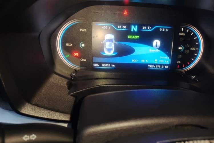 Used JMEV Ezi EX5 2018 Comfort Edition Odometer Close Up