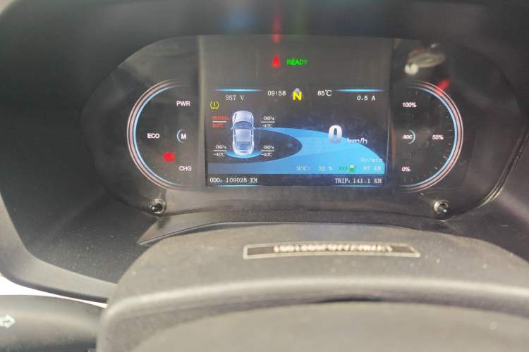 Used JMEV Ezi EX5 2018 Comfort Edition Odometer Close Up