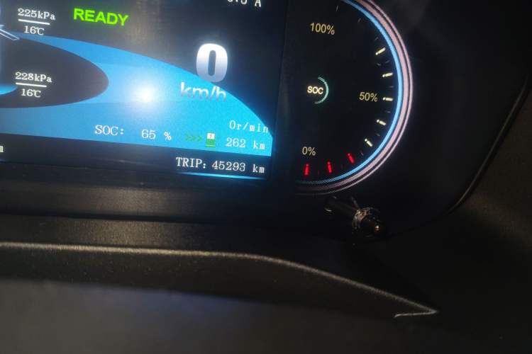 Used JMEV Ezi EX5 2019 Full-Range Temperature Control Enjoyment Version Odometer Close Up