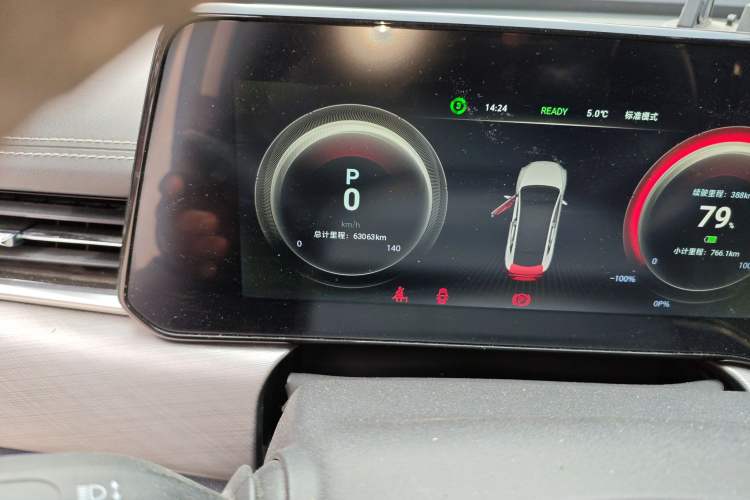 Used JMEV GSE 2021 500km Range Shining Youth—Long-Range Edition Odometer Close Up