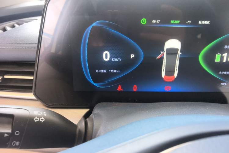 Used JMEV GSE 2022 Standard Range Elite Edition Odometer Close Up