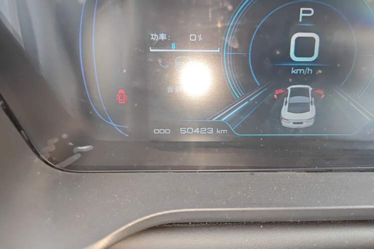Used JMEV GSE 2022 Standard Range Industry Custom Edition Odometer Close Up