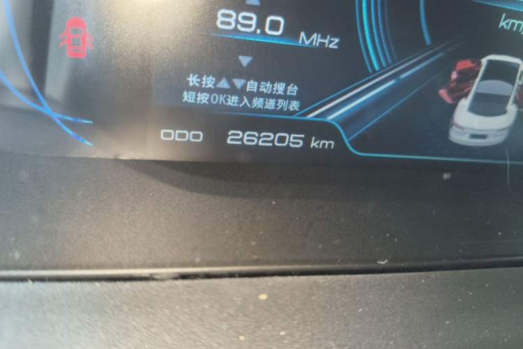 Used JMEV GSE 2022 Revised Version 2 Standard Range Elite Edition Odometer Close Up