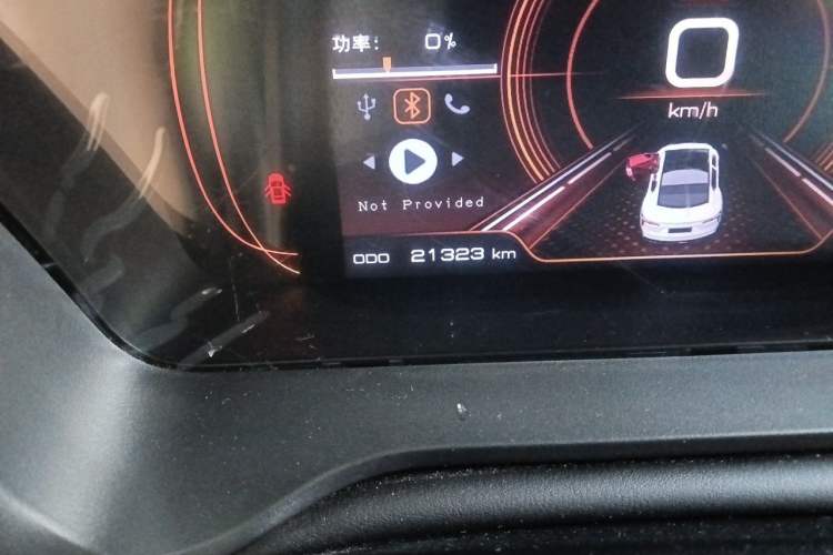 Used JMEV GSE 2023 Standard Range Industry Edition Odometer Close Up