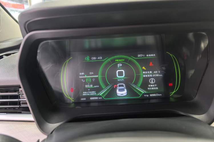 Used JMEV GSE 2023 Online Booking Version 52 Industry Edition Odometer Close Up