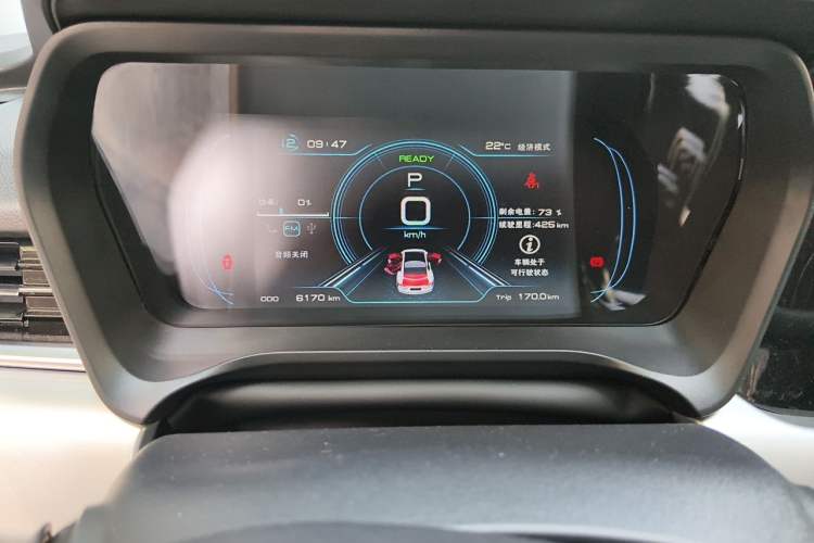 Used JMEV GSE 2025 Long-Range Pro Odometer Close Up