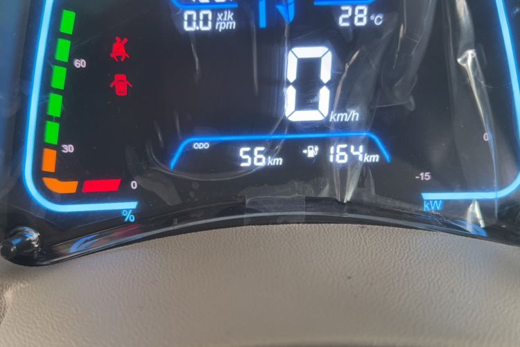 Used JMEV Xiao Qilin 2024 201 km Luxury Version Odometer Close Up