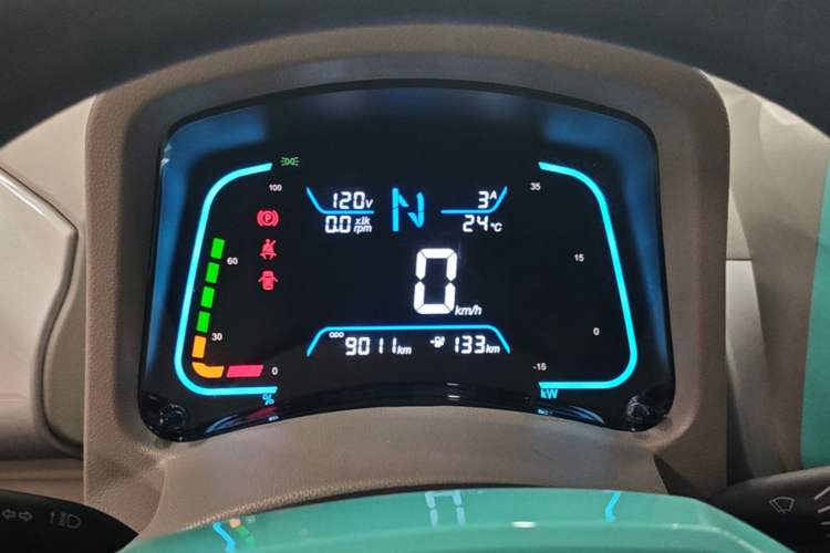Used JMEV Xiao Qilin 2024 201km Comfort Version Instrument Cluster