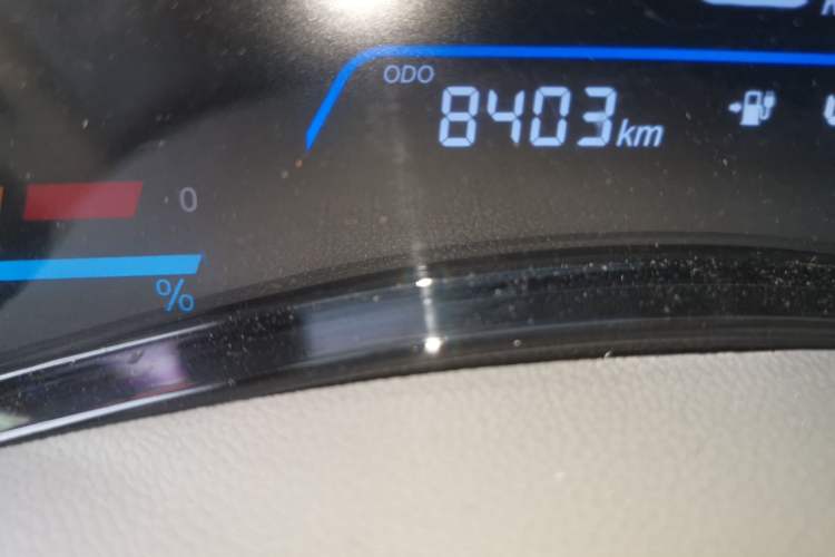 Used JMEV Xiao Qilin 2024 201km Comfort Version Odometer Close Up