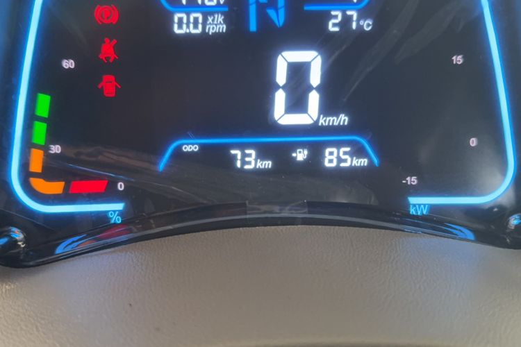 Used JMEV Xiao Qilin 2024 201 km Luxury Version Odometer Close Up