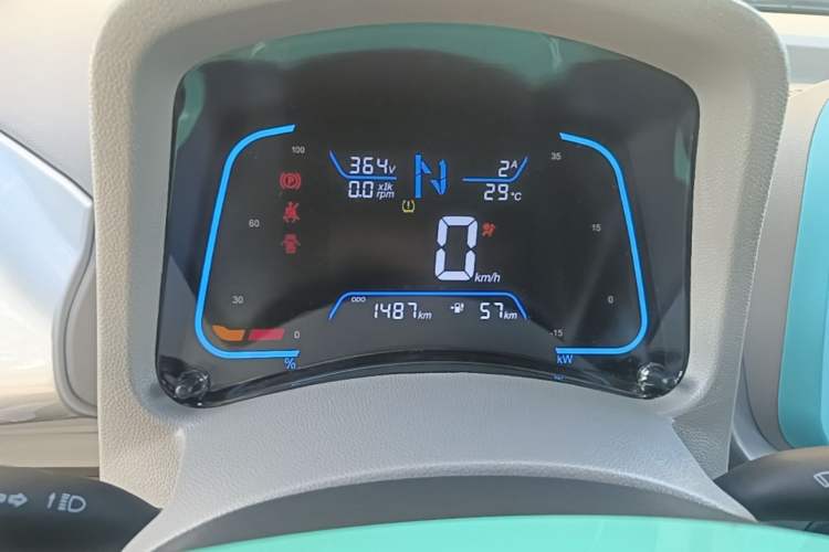 Used JMEV Xiao Qilin 2026 Model PLUS+ Comfort Version Instrument Cluster