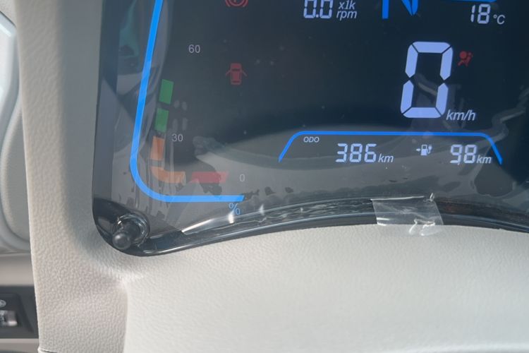 Used JMEV Xiao Qilin 2026 Model PLUS+ Comfort Version Odometer Close Up