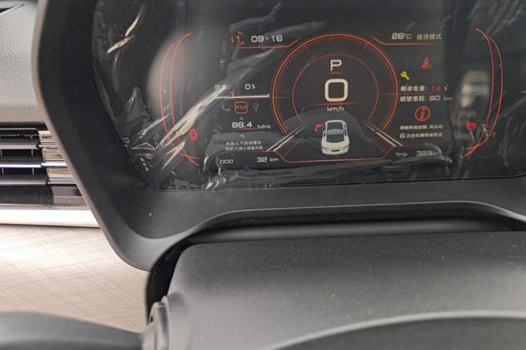 Used JMEV Yichi 05 2025 Yichi 05 Enjoyment Edition Odometer Close Up