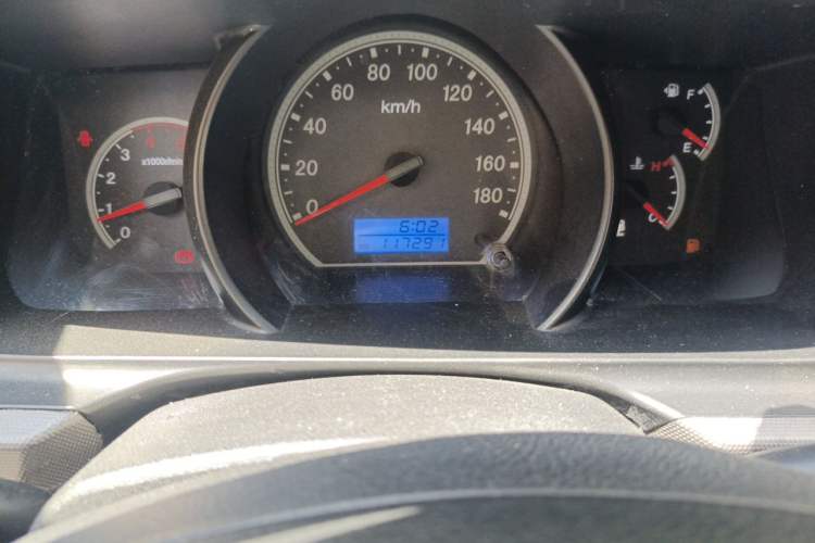Used Joylong A6 2015 2.8T Luxury Version JE4D28A Odometer Close Up