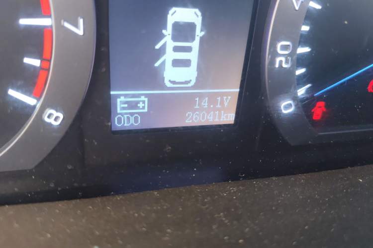 Used Joylong iFly 2018 2.0T Dual-Clutch Luxury Version Odometer Close Up