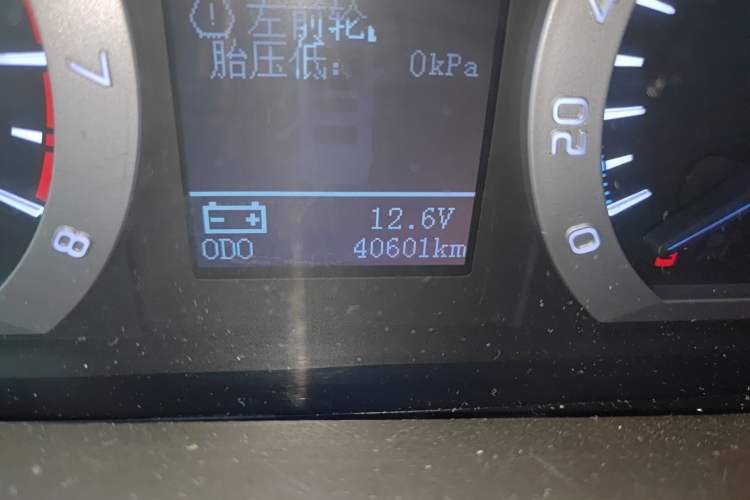 Used Joylong iFly 2018 2.0T Dual-Clutch Luxury Version Odometer Close Up
