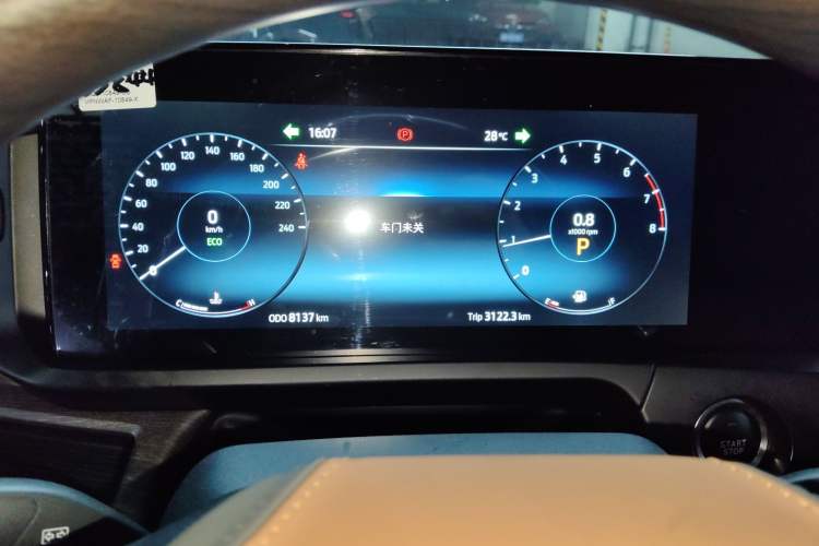 Used Juntian Black Warrior Youth 2025 2.0T Gasoline Top-of-the-Line Version Instrument Cluster