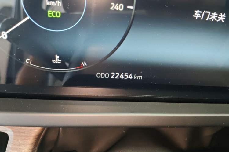 Used Juntian Black Warrior Youth 2023 2.0T Gasoline Standard Edition Odometer Close Up