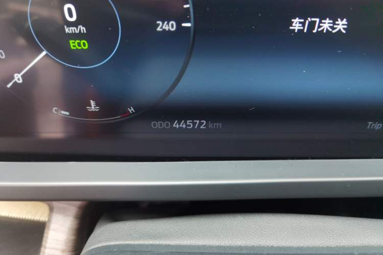 Used Juntian Black Warrior Youth 2023 2.0T Gasoline Standard Edition Odometer Close Up