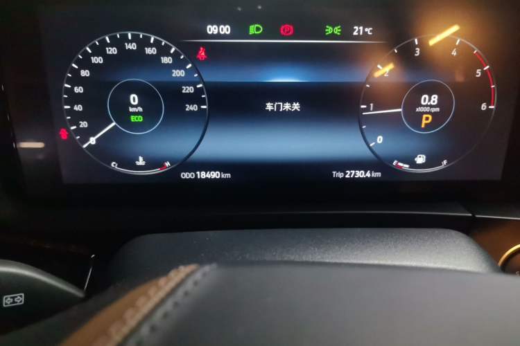 Used Juntian Black Warrior Youth 2025 2.0T Diesel Chasing Light Edition Odometer Close Up