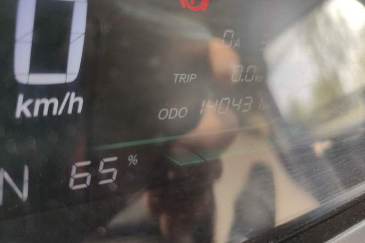 Used Karry Dolphin EV 2019 Smart Edition Odometer Close Up