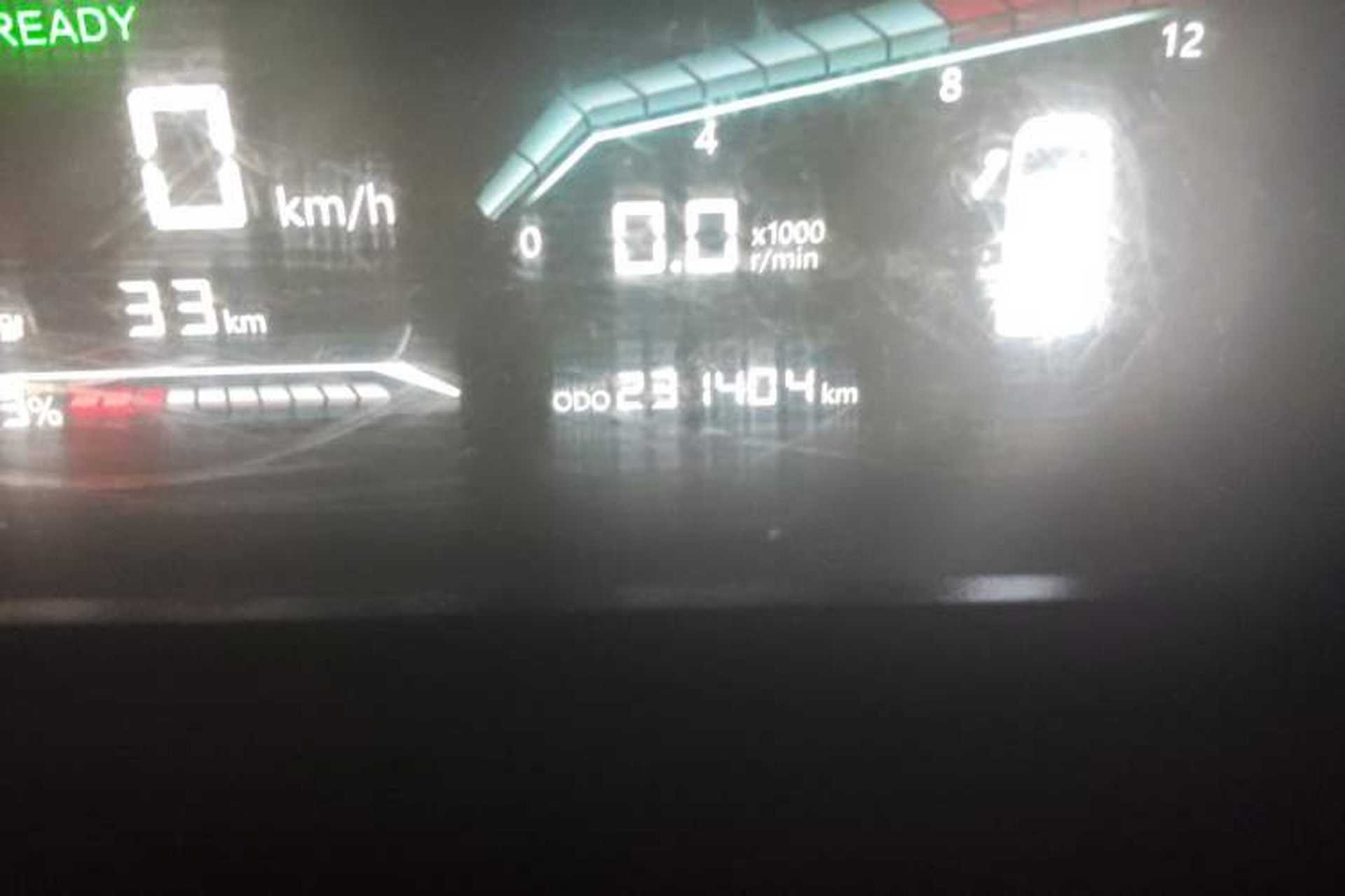 Used Karry Dolphin EV 2021 Upgraded Smart Enjoyment Model Odometer Close Up