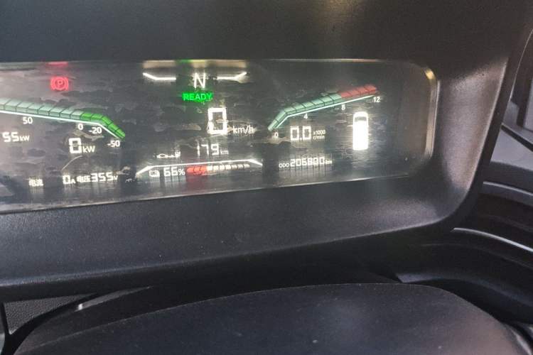 Used Karry Dolphin EV 2021 Upgraded Smart Enjoyment Model Odometer Close Up