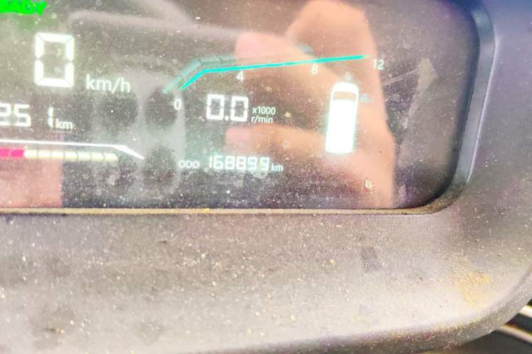 Used Karry Dolphin EV 2021 Base Model Smart Enjoyment Version Odometer Close Up